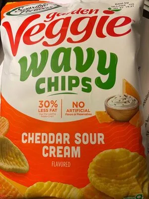 Cheddar Sour Cream Wavy Chips by Sensible Portions Garden Veggie - Tier B kids snack
