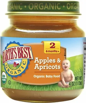 Organic Apples & Apricots by Earth's Best - Tier B kids snack