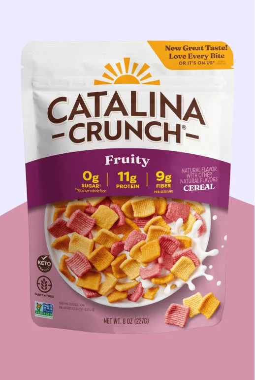 Fruity cereal by Catalina Crunch - Tier A kids snack