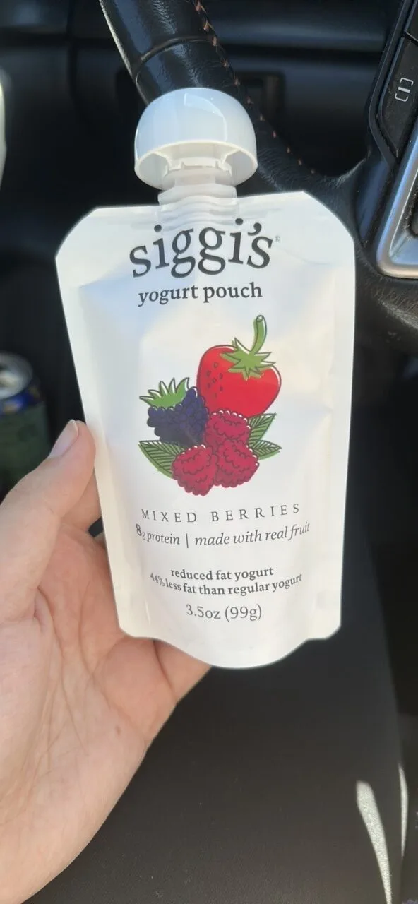 Mixed Berries Yogurt Pouch by Siggi's - Tier D kids snack