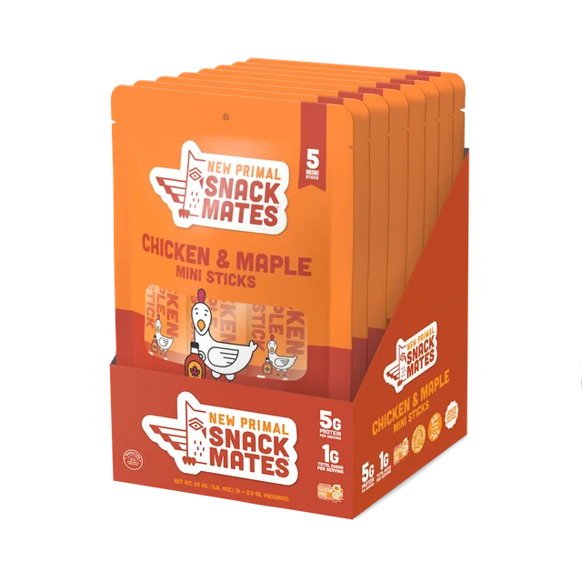 Chicken & Maple Mini Sticks by Snack Mates - Tier C kids snack