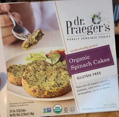 Dr Prager's organic spinach cakes by Dr. Praeger's - Tier C kids snack