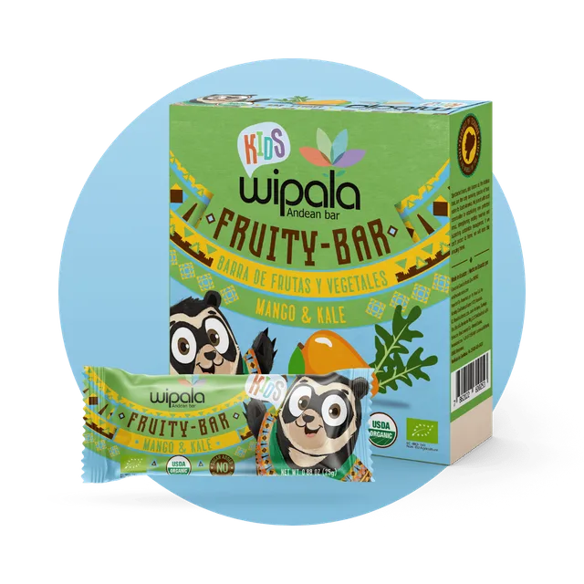 Wipala Kids Organic Fruity Bar - Mango & Kale by Wipala Kids - Tier B kids snack