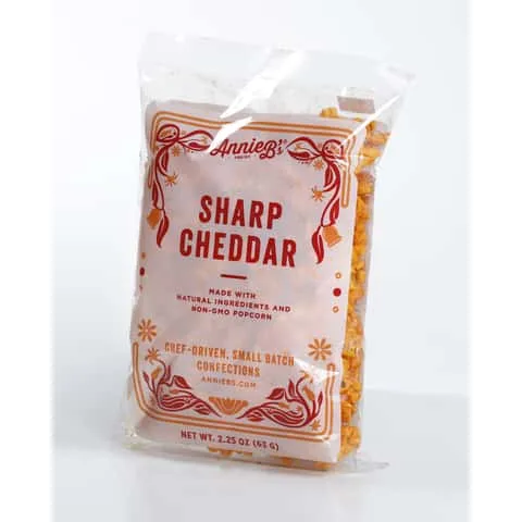 Annie B's, Handmade Popcorn, Sharp Cheddar by Twelveeleventwelve - Tier B kids snack