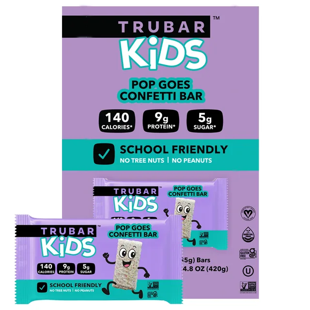 TRUBAR KiDS Pop Goes Confetti Bar by TRUBAR Kids - Tier D kids snack