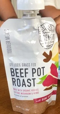 Beef Pot Roast Bone Broth Baby Food, Beef Pot Roast by Serenity Kids - Tier B kids snack