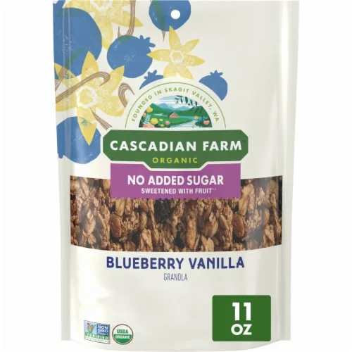 Blueberry Vanilla Granola by Cascadian Farm - Tier B kids snack