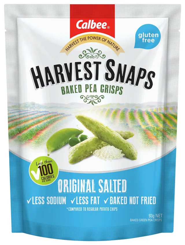 Baked Pea Crisps Original by Harvest Snaps - Tier B kids snack