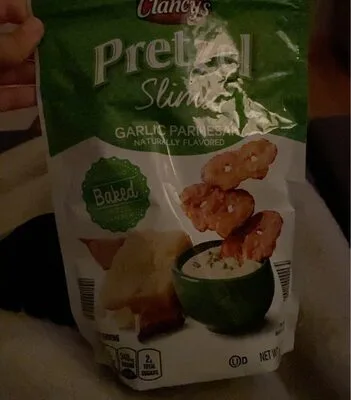 Pretzel Slims Garlic Parmesan by Clancy's - Tier C kids snack