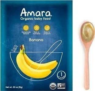 Banana 4+ Month Dried Baby Food by Amara - Tier B kids snack