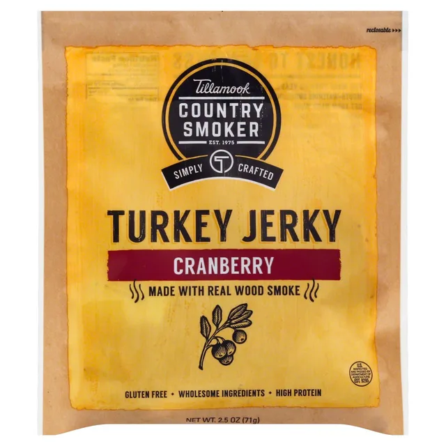 Turkey jerky by Tillamook - Tier E kids snack