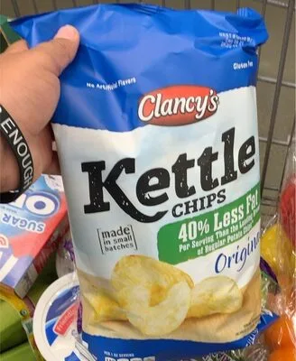 Original Kettle Chips, Original by Clancy's - Tier A kids snack