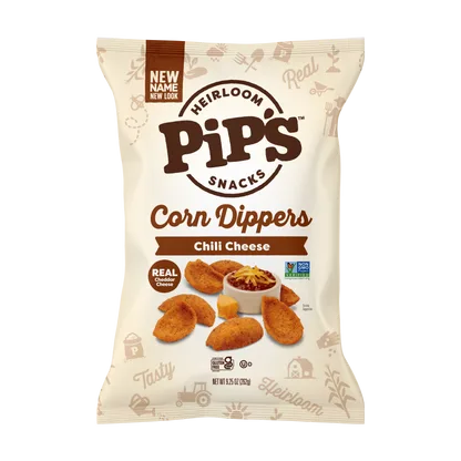 Chili Cheese Corn Dippers by Pipcorn - Tier A kids snack