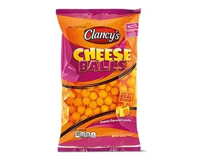 Cheese Flavored Snacks Balls, Cheese by Clancy's - Tier B kids snack