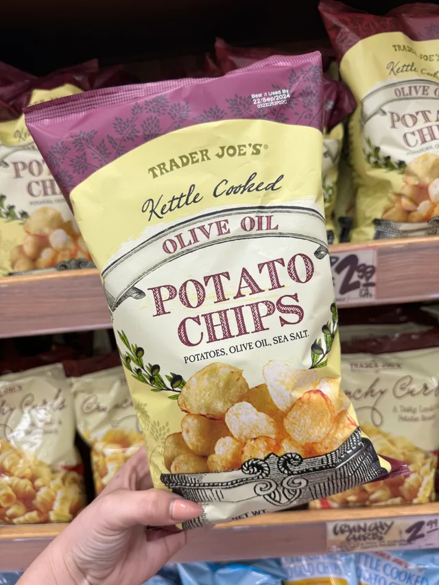 Kettle Cooked Potato Chips by Trader Joe's - Tier B kids snack