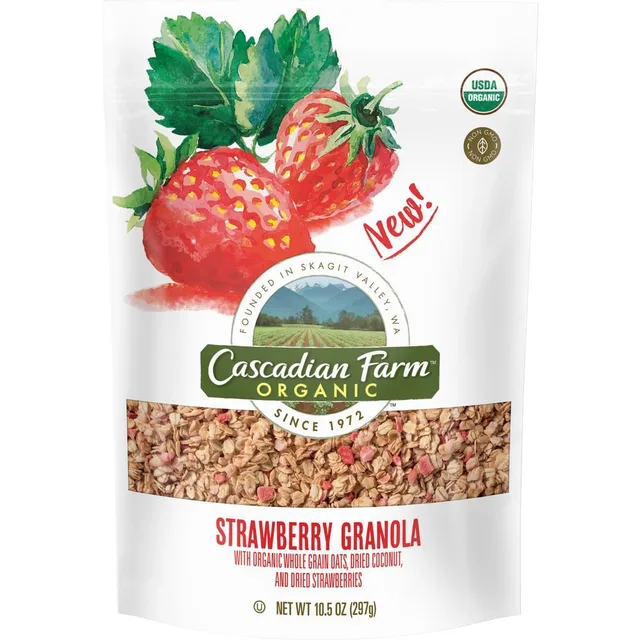 Cascadian Farm Organic Strawberry Granola by Cascadian Farm - Tier D kids snack
