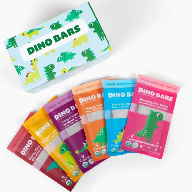 Blueberry Organic Fruit Bar by Dino Bars - Tier C kids snack