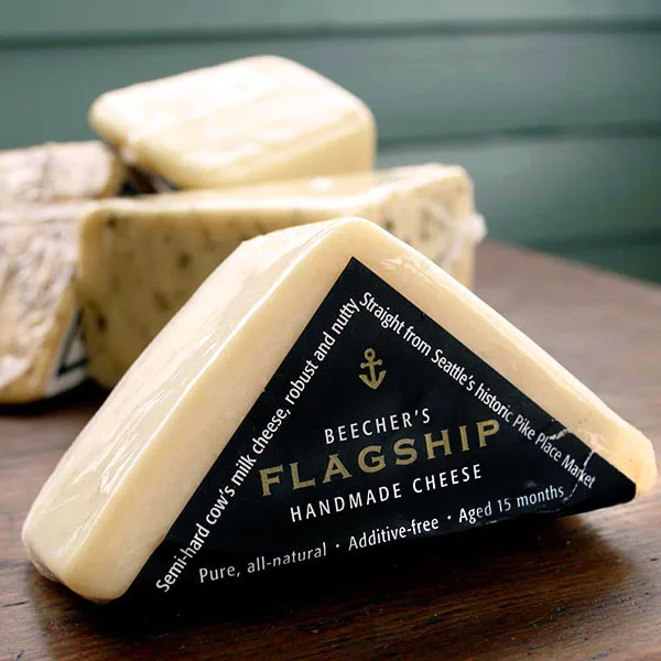 Handmade Cheese Flagship Cheddar by Beecher's - Tier A kids snack