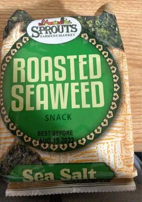 Roasted Seaweed Snack (Sea Salt) by Sprouts - Tier A kids snack