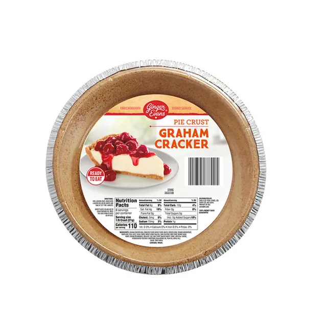 Graham Cracker Pie Crust by Ginger Evans - Tier D kids snack
