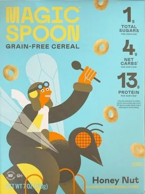 Magic Spoon Honey Nut Grain-Free Cereal by Magic Spoon - Tier A kids snack