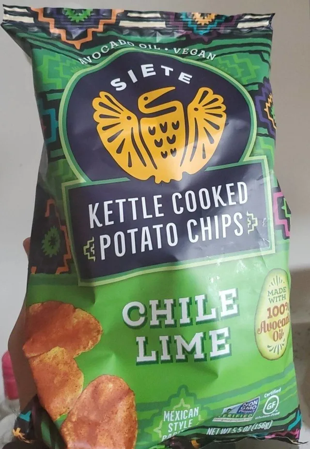 Chili Lime Potato Chips by Siete - Tier A kids snack