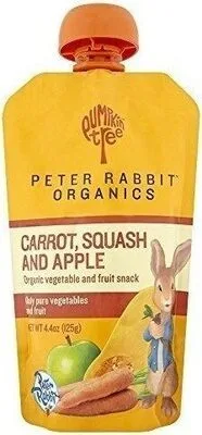 Organic Peter Rabbit Apple, Carrot & Squash Fruit & Vegetable Puree by Peter Rabbit Organics - Tier E kids snack