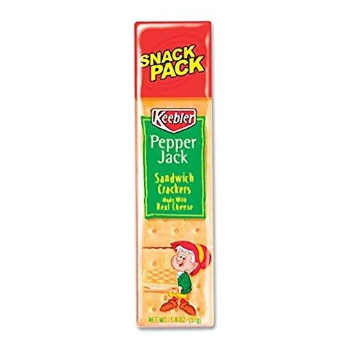 Keebler Cracker Packs Pepper Jack 1.38oz by Keebler - Tier C kids snack
