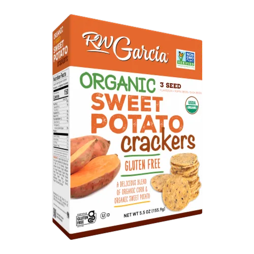 Organic 3 Seed Sweet Beet Crackers by RW Garcia - Tier B kids snack